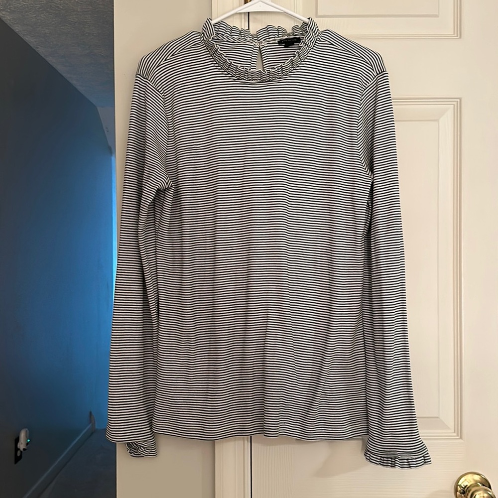 Ann Taylor Ladies Large Long Sleeve Blouse